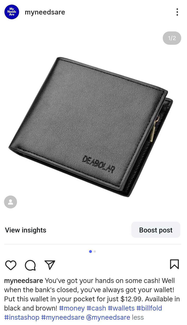 My Needs Are IG Post